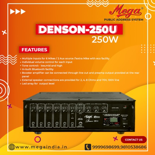 Denson  250U High power mixer Amplifier